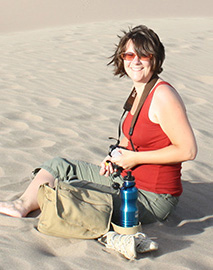 Melanie at the Sand Dunes